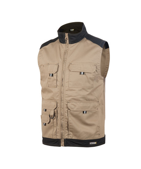 Dassy Faro bodywarmer Beige/zwart