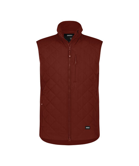 Dassy Ge&iuml;soleerde Bodywarmer Yala baksteenrood