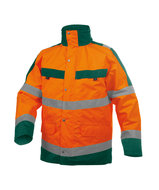 Atlantis parka jas oranje-groen