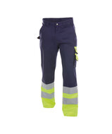 Dassy Ohama werkbroek Geel/navy