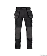 Dassy Matrix stretch holsterzakkenbroek met kniezakken